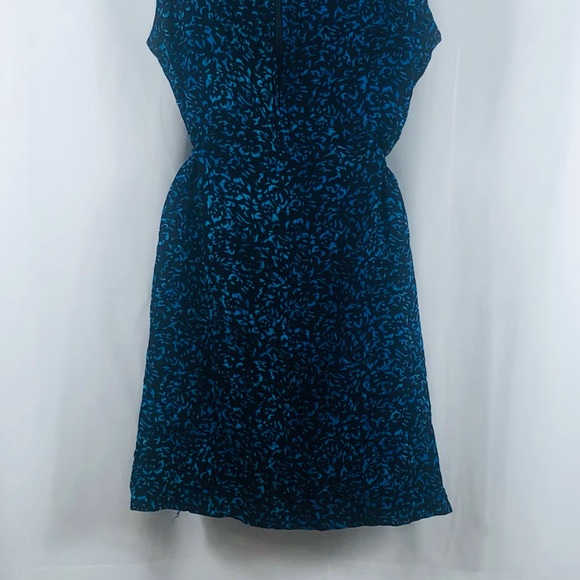 Kimberley’s Travels Rayon patterned sleeveless mini shift dress L - Picture 7 of 15
